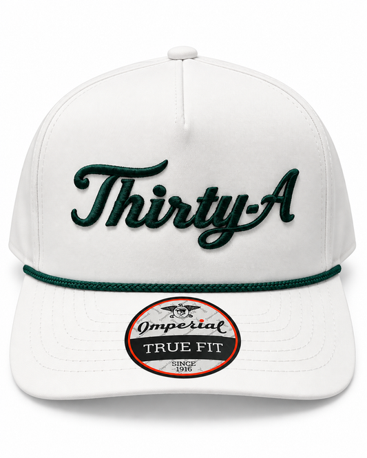 Thirty A Imperial Hat - White/Dark Green