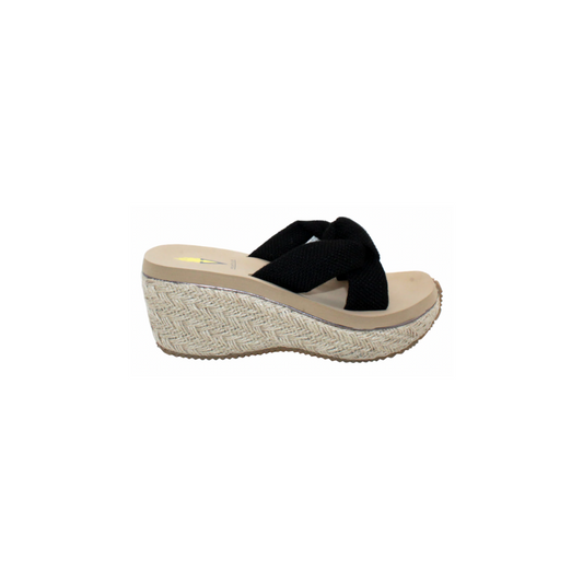 Black Sunridge Knotted Wedge