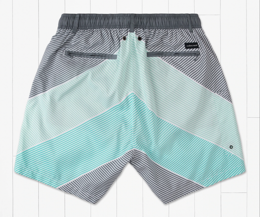 Dockside Swim Trunk - Slate/Teal
