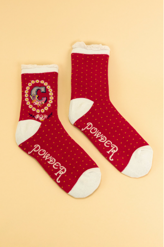 Letter C Socks