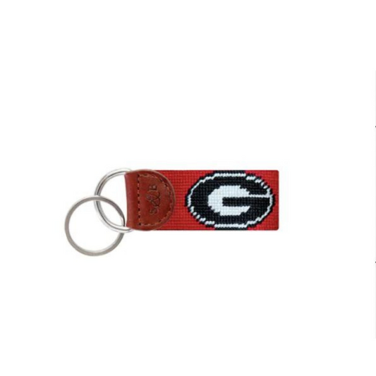 Georgia Bulldogs Key Fob - Red