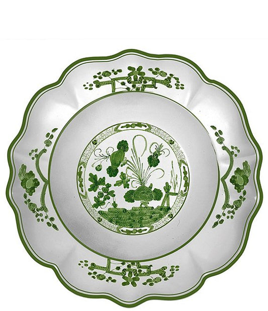 VIDA Faenza Bowl 13.5 (Green and White)