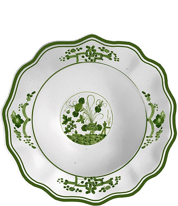VIDA Faenza Mini Bowl (Green and White)