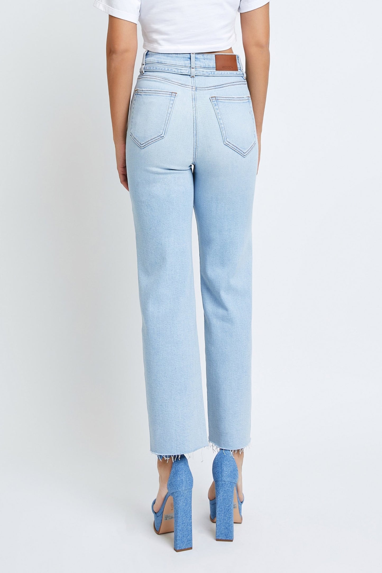 Denim Tie Belt Pant