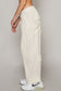 Ivory Crochet Patch Gauze Pant