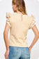 Tan Ruffle Top