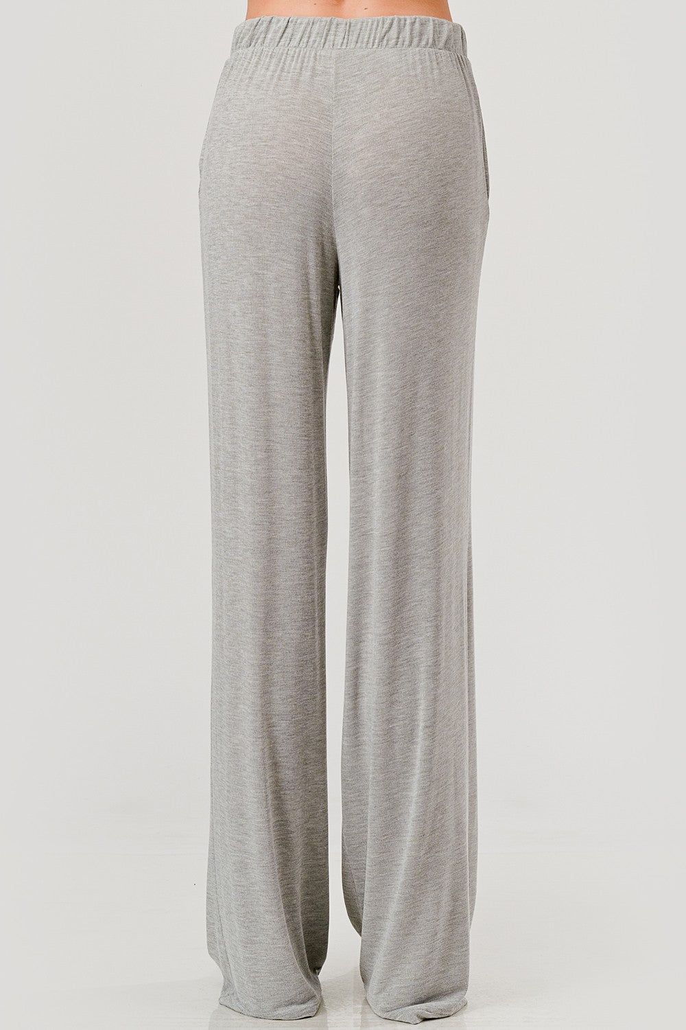 Heather Grey Hacci Drawstring Pants