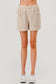 Taupe Plush Short