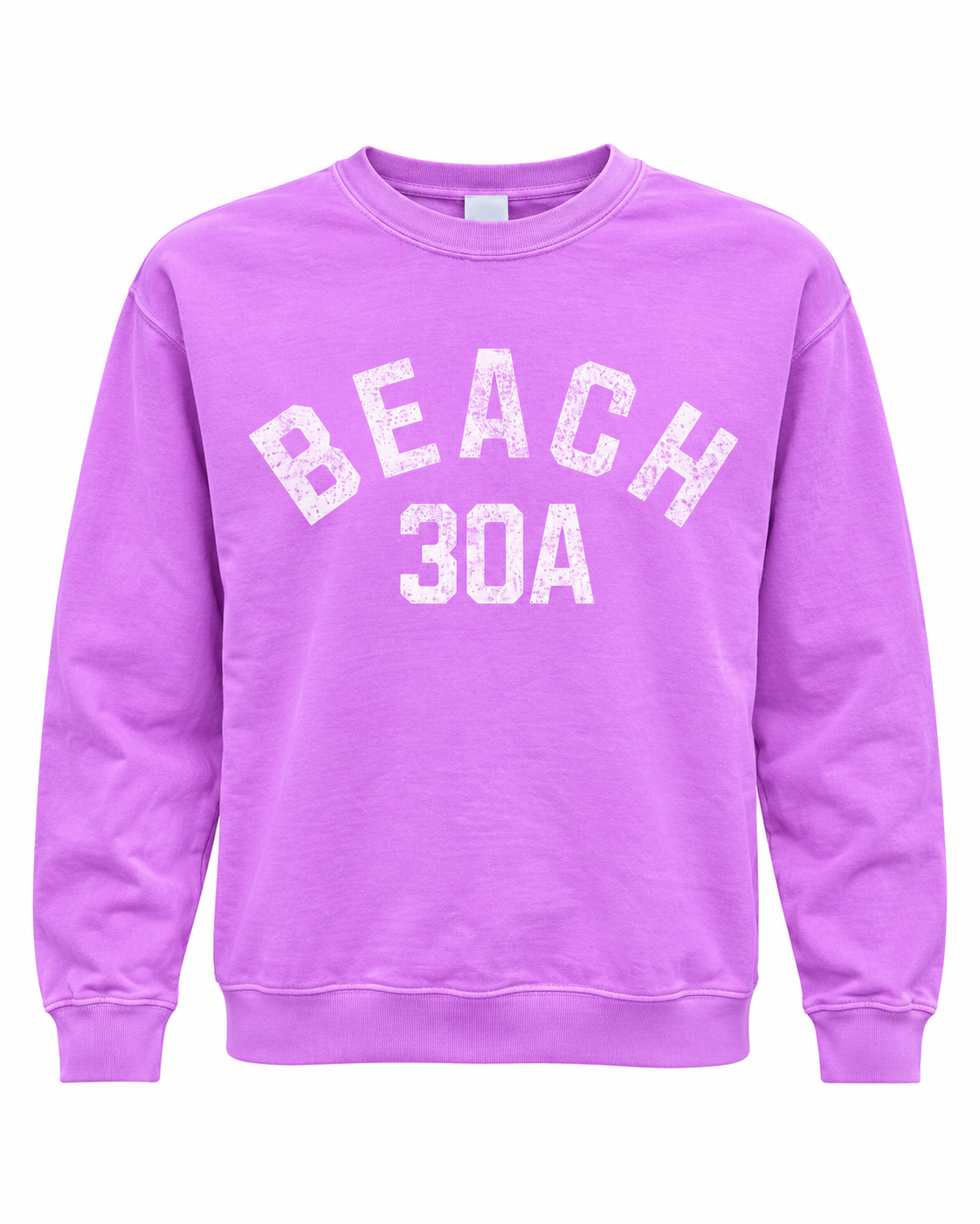 Beach 30A Sweatshirt - Neon Violet