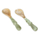 RESIN Giada Salad Servers (Jade Swirl)