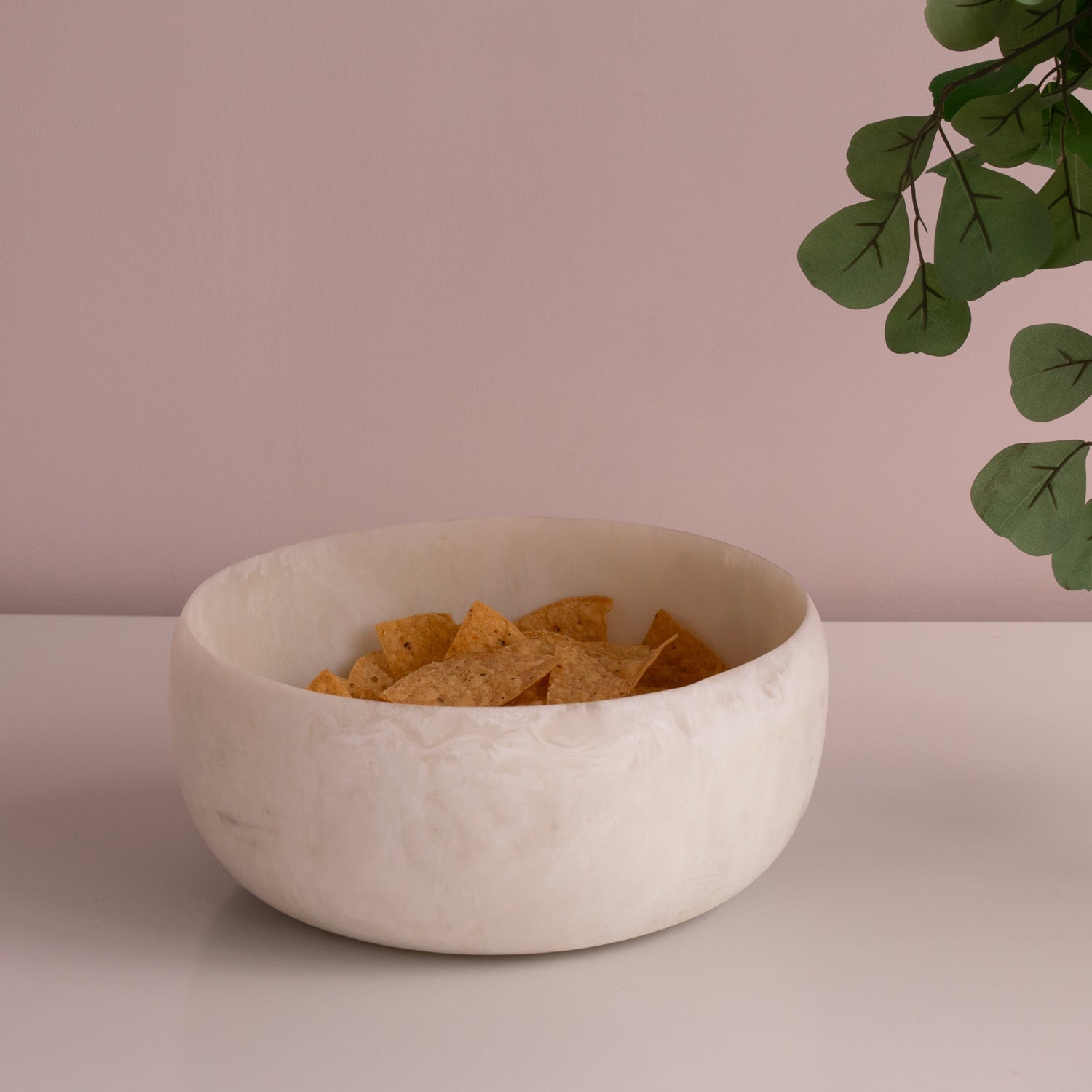 Sorbet Large Round Bowl - Coconut