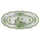 VIDA Faenza Long Oval Tray (Green and White)