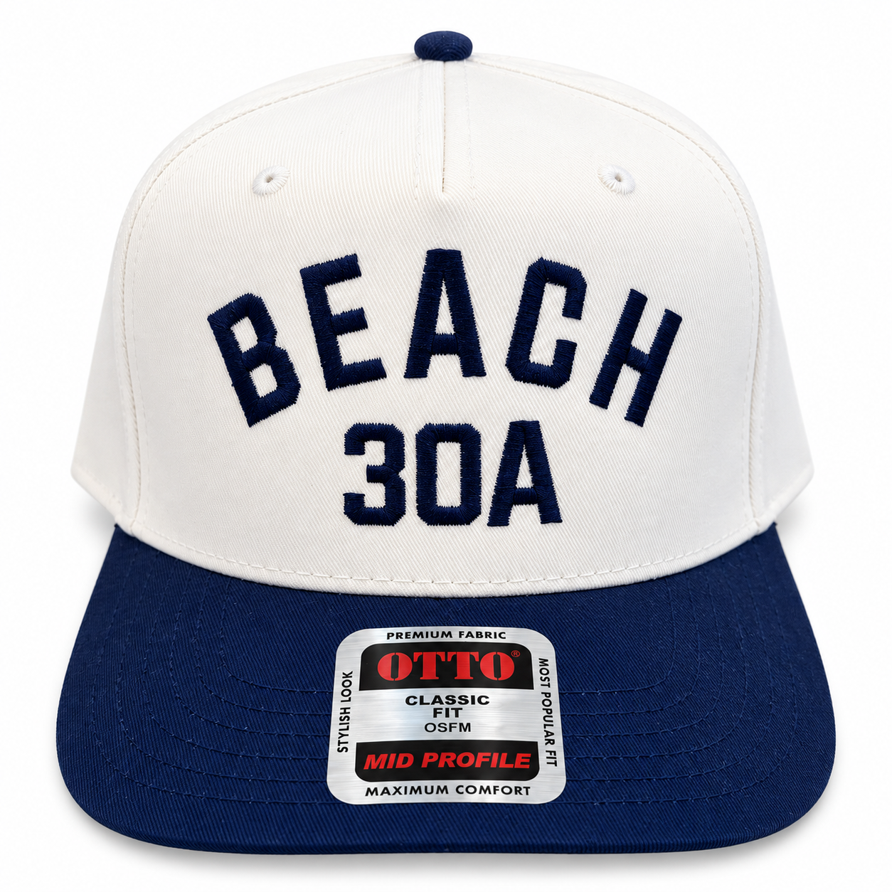 Beach 30A Trucker Hat - Navy/White