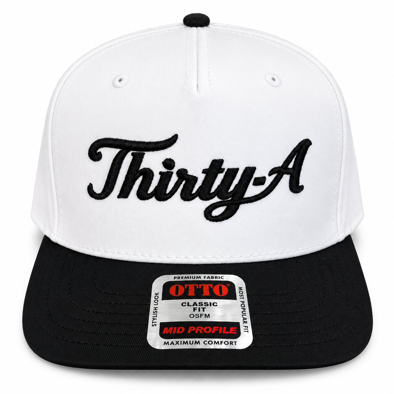 Thirty A Trucker Hat - Black/White