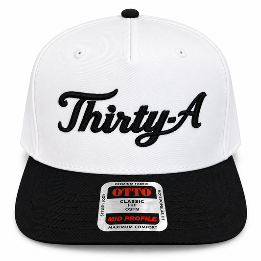 Thirty A Trucker Hat - Black/White