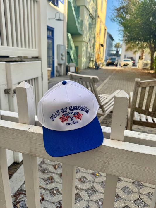 Gulf Of America Flag Embroidered Hat
