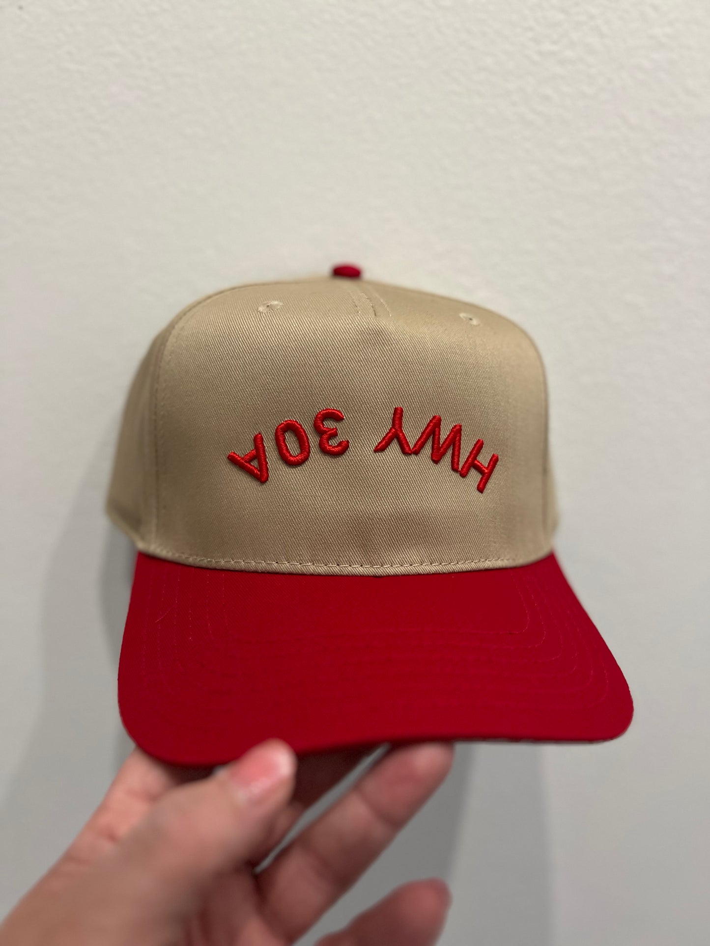 HWY 30A Embroidered Hat (Upside Down)