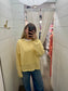 Eyelet Pullover Sweater Top - Butter