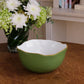 ENCANTO Osaka Large Bowl (Leaf Green & White)