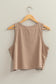 Sleeveless Tank Tee - Tan