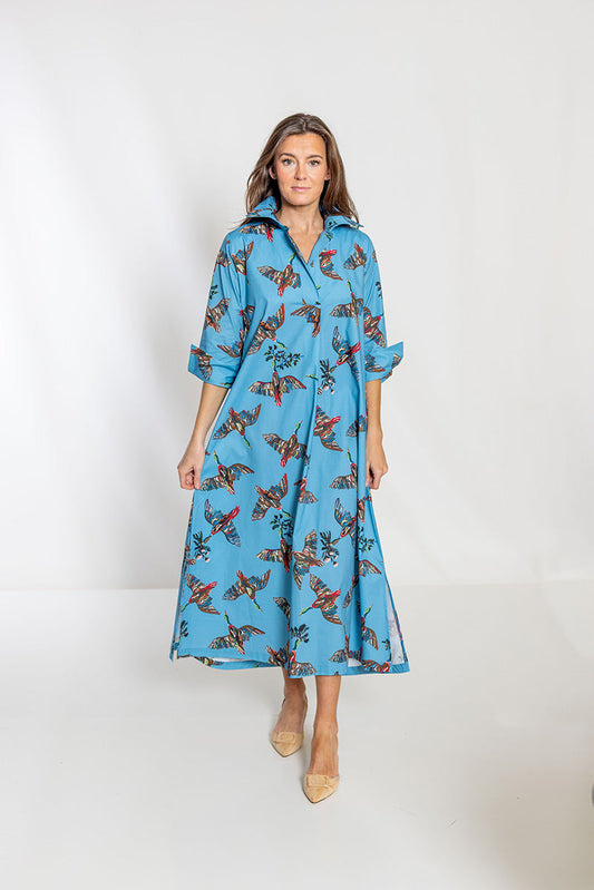 House of MBR Berry Grove Ruthie Shirt Dress Long