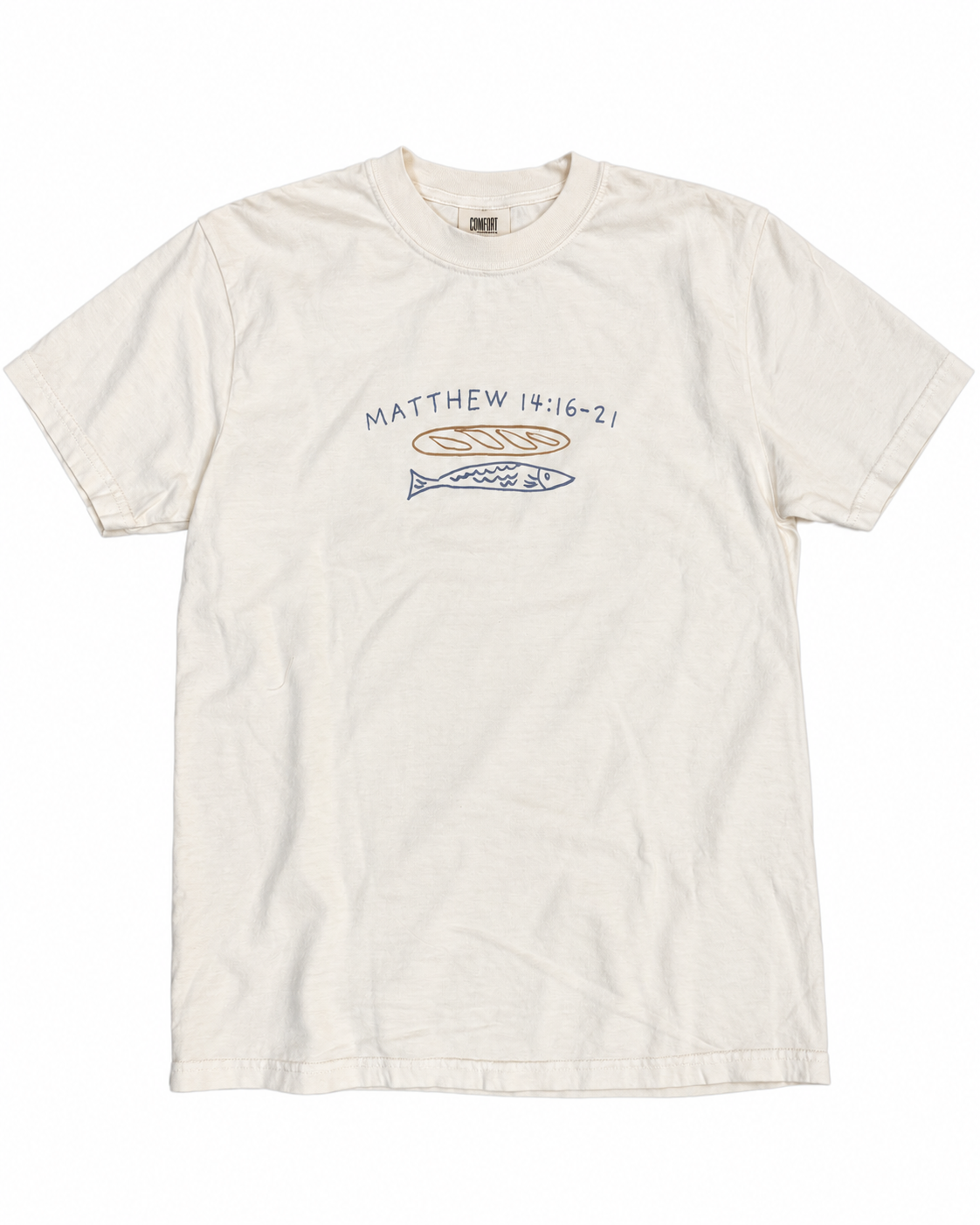 Matthew 14:16-21 Tee - Cream
