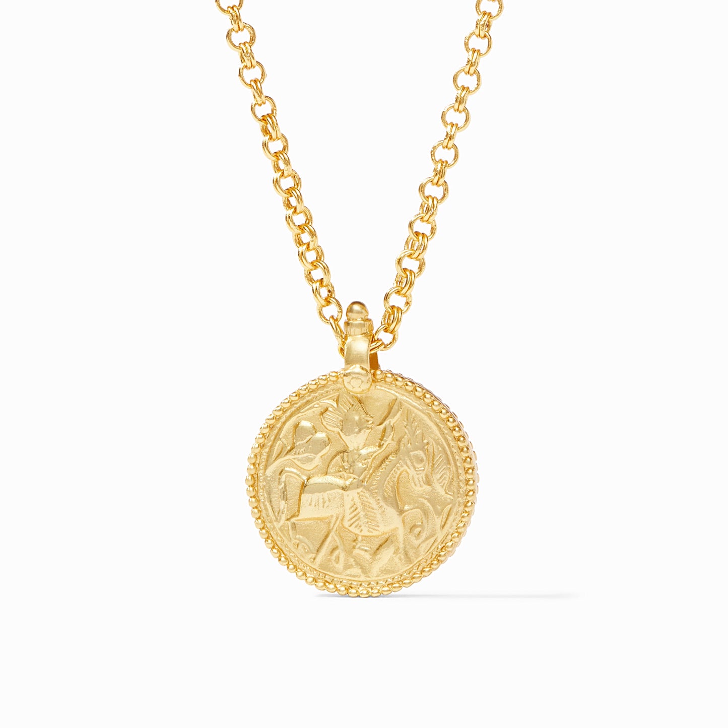 Julie Vos Coin Pendant - Gold - OS