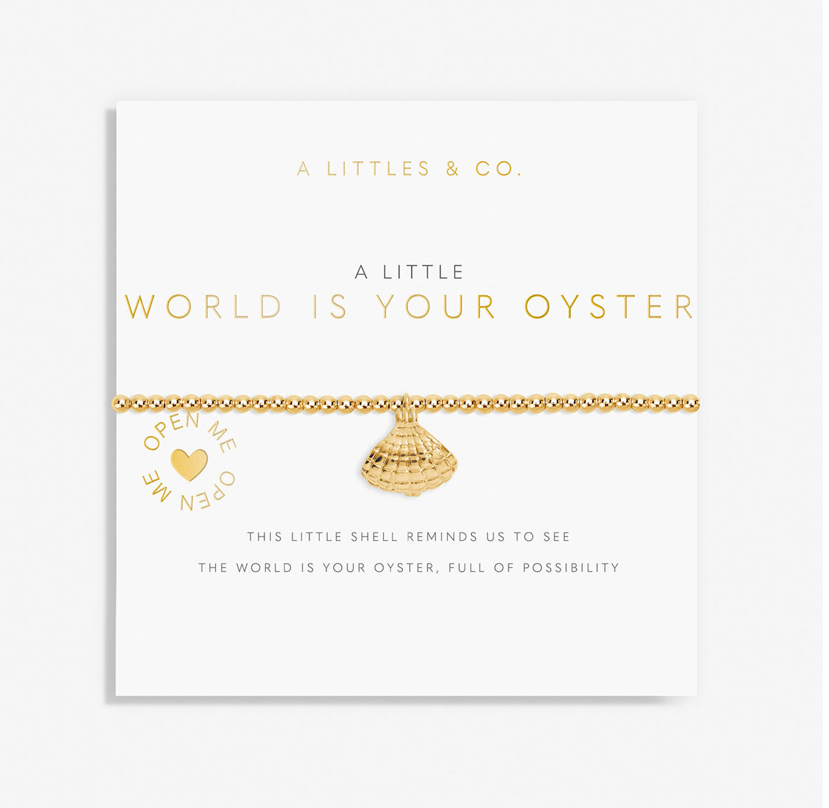 A Little ‘World Is Your Oyster’ Bracelet