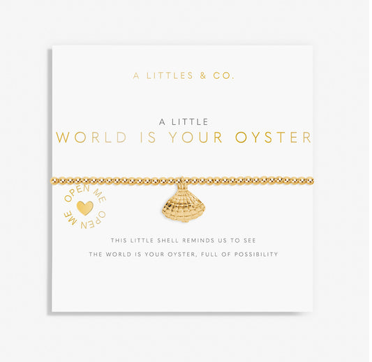 A Little ‘World Is Your Oyster’ Bracelet