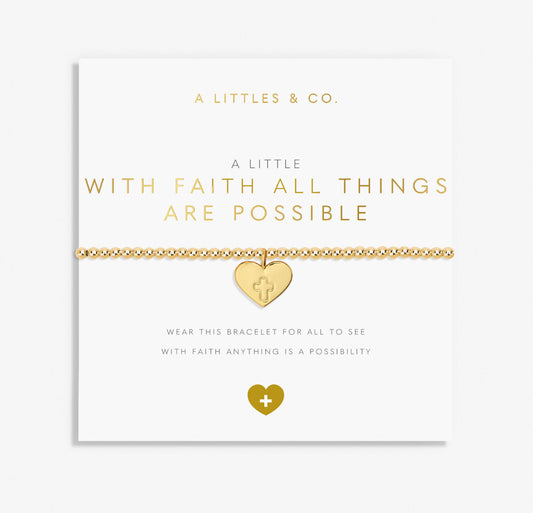 A Little Bracelet - With Faith All Things Are Possible