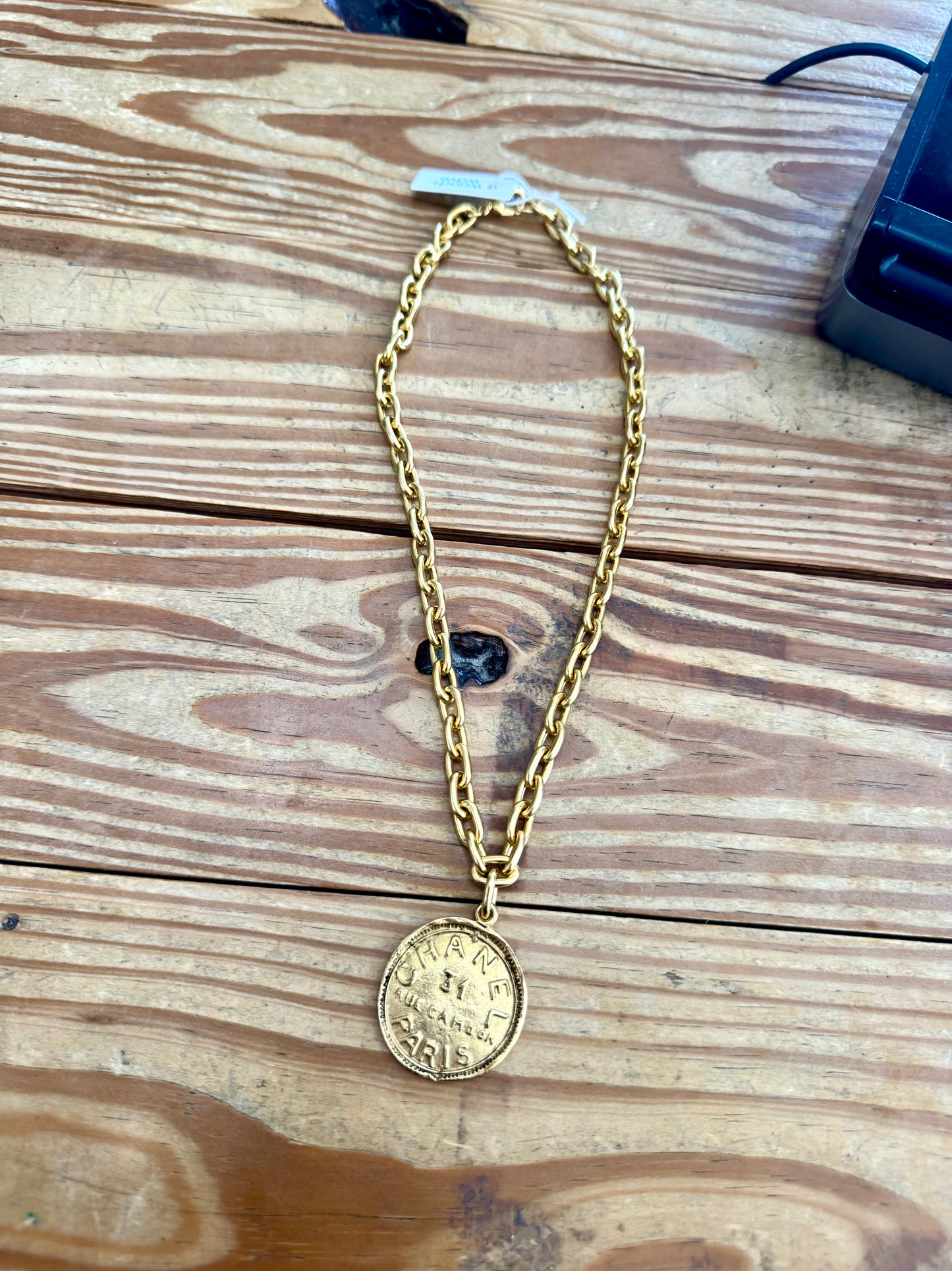 Single Chain CC Necklace