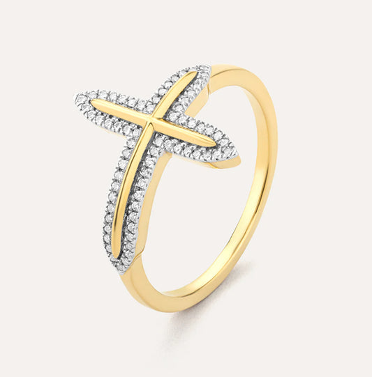 Faith Statement Ring (YG)