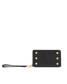 Hammitt Bryant Wallet Black/Brushed Gold Red Zip