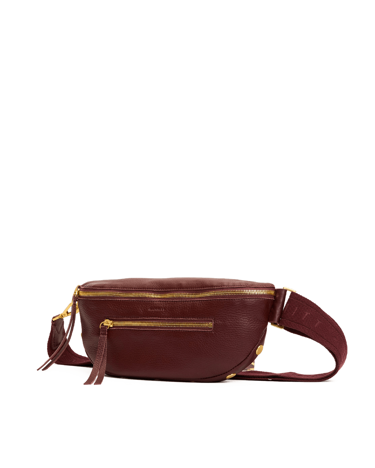 Hammitt Charles Crossbody Med Cherrywood Pebble/Brushed Gold