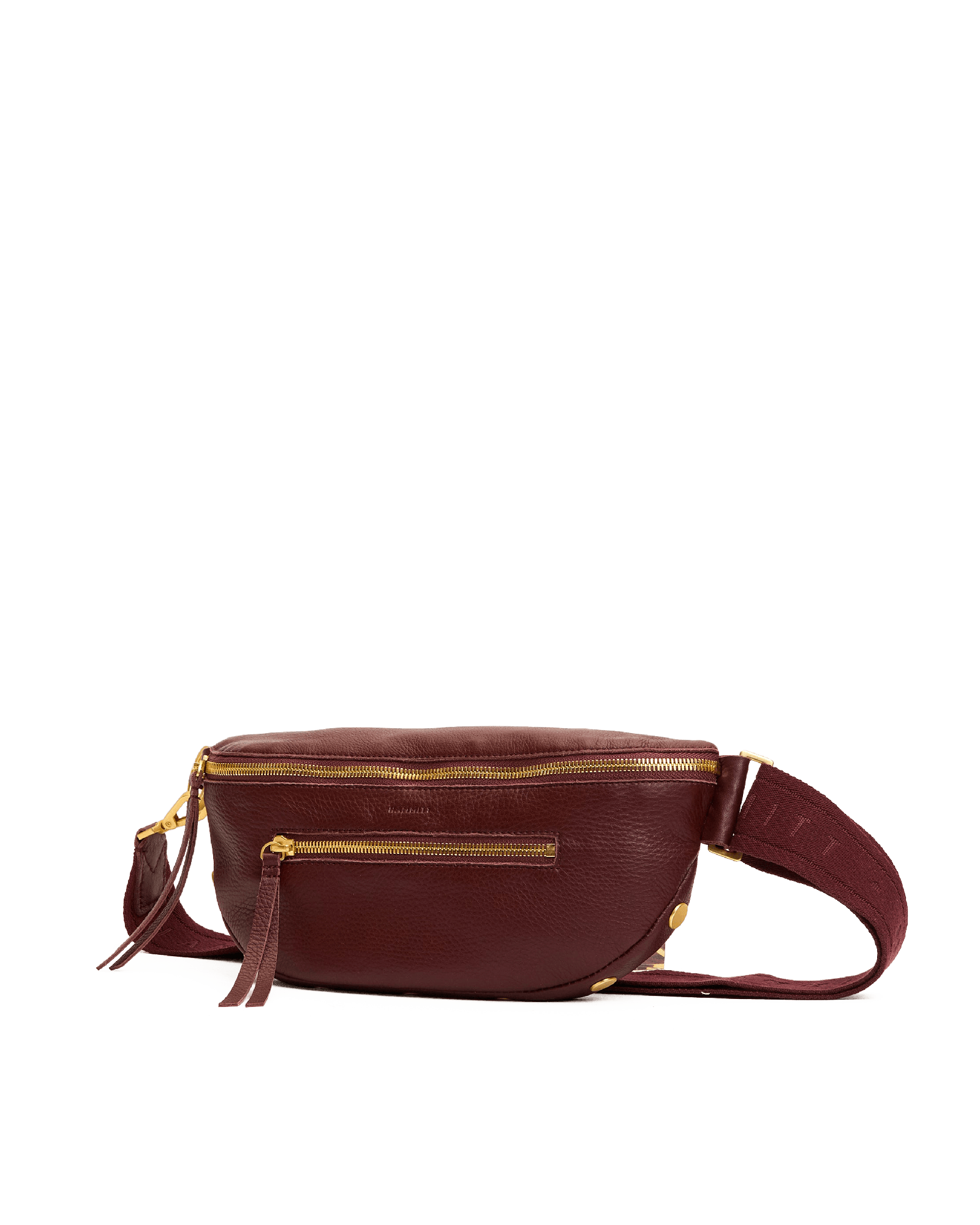 Hammitt Charles Crossbody Med Cherrywood Pebble/Brushed Gold