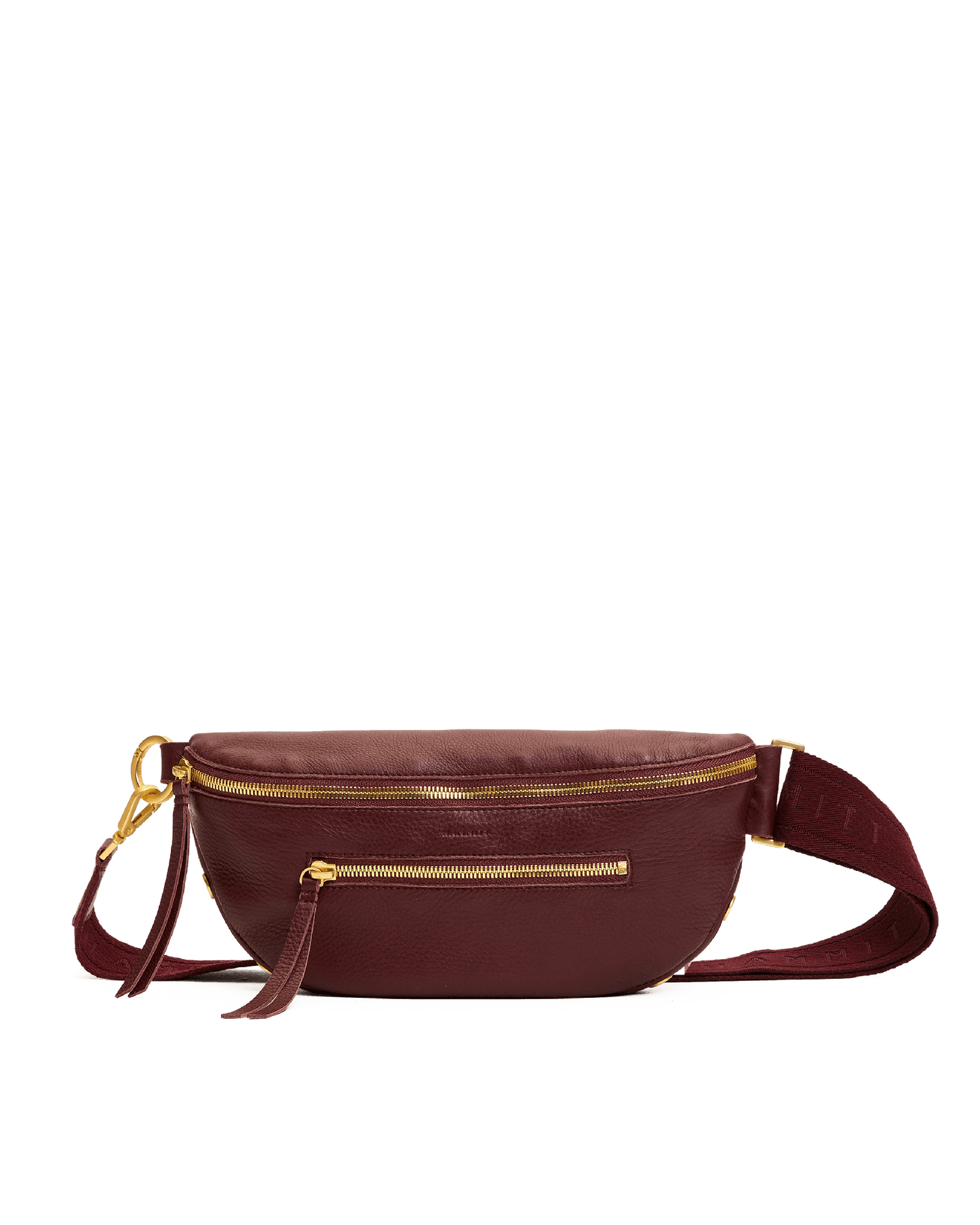 Hammitt Charles Crossbody Med Cherrywood Pebble/Brushed Gold