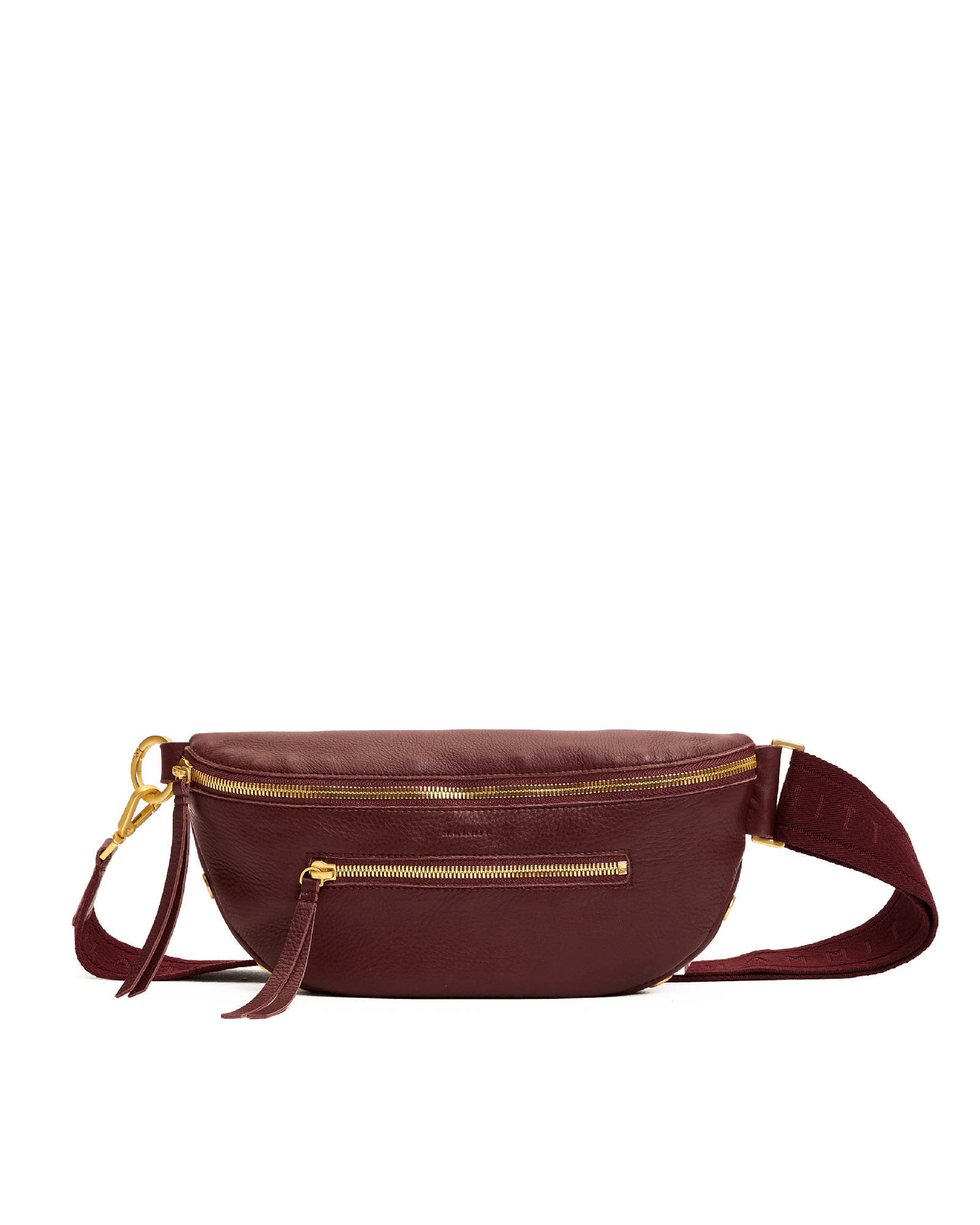 Hammitt Charles Crossbody Med Cherrywood Pebble/Brushed Gold