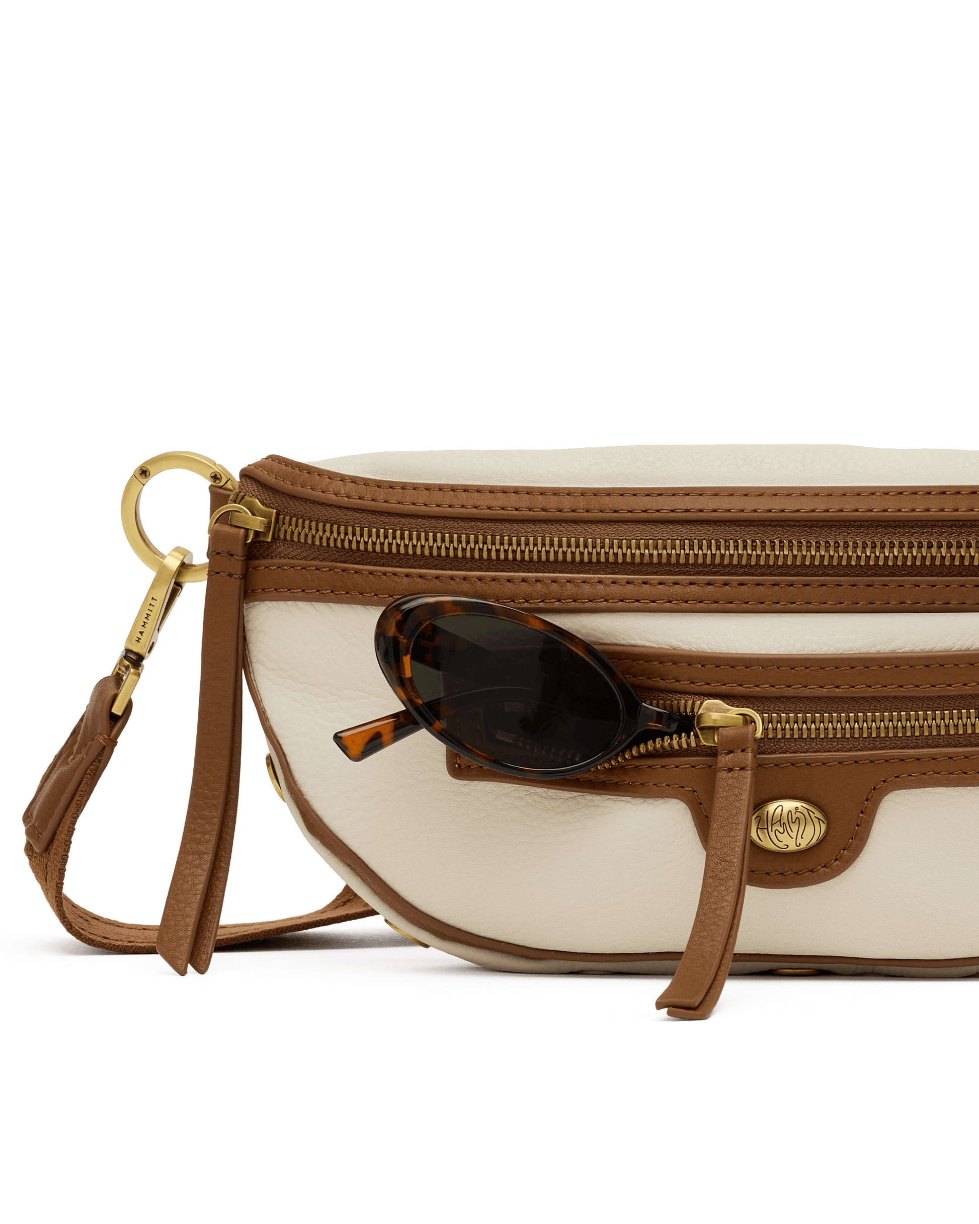 Hammitt Charles Crossbody West End/Antique Gold Med