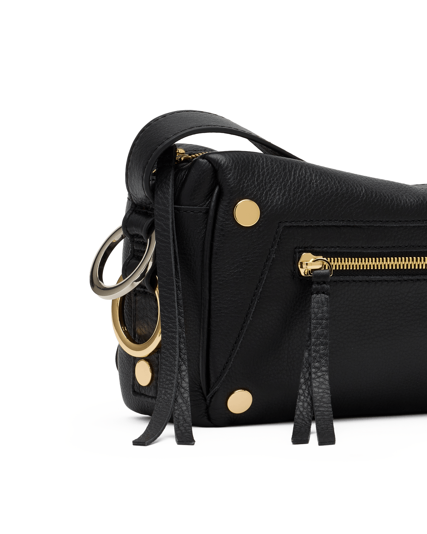 Hammitt Doxie Black/Gold Silver Med