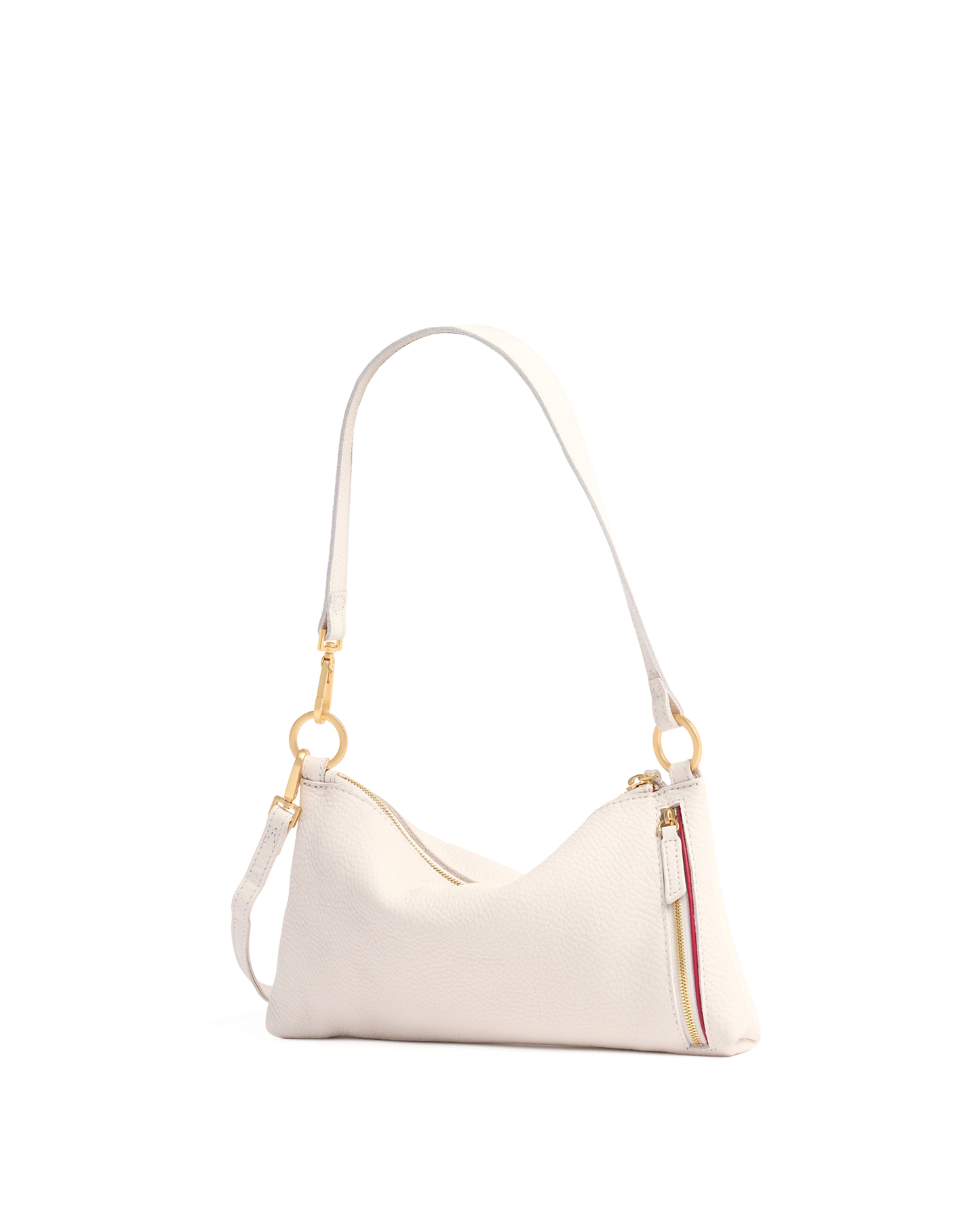 Hammitt Kyle Calla Lily White/Brushed Gold Sml