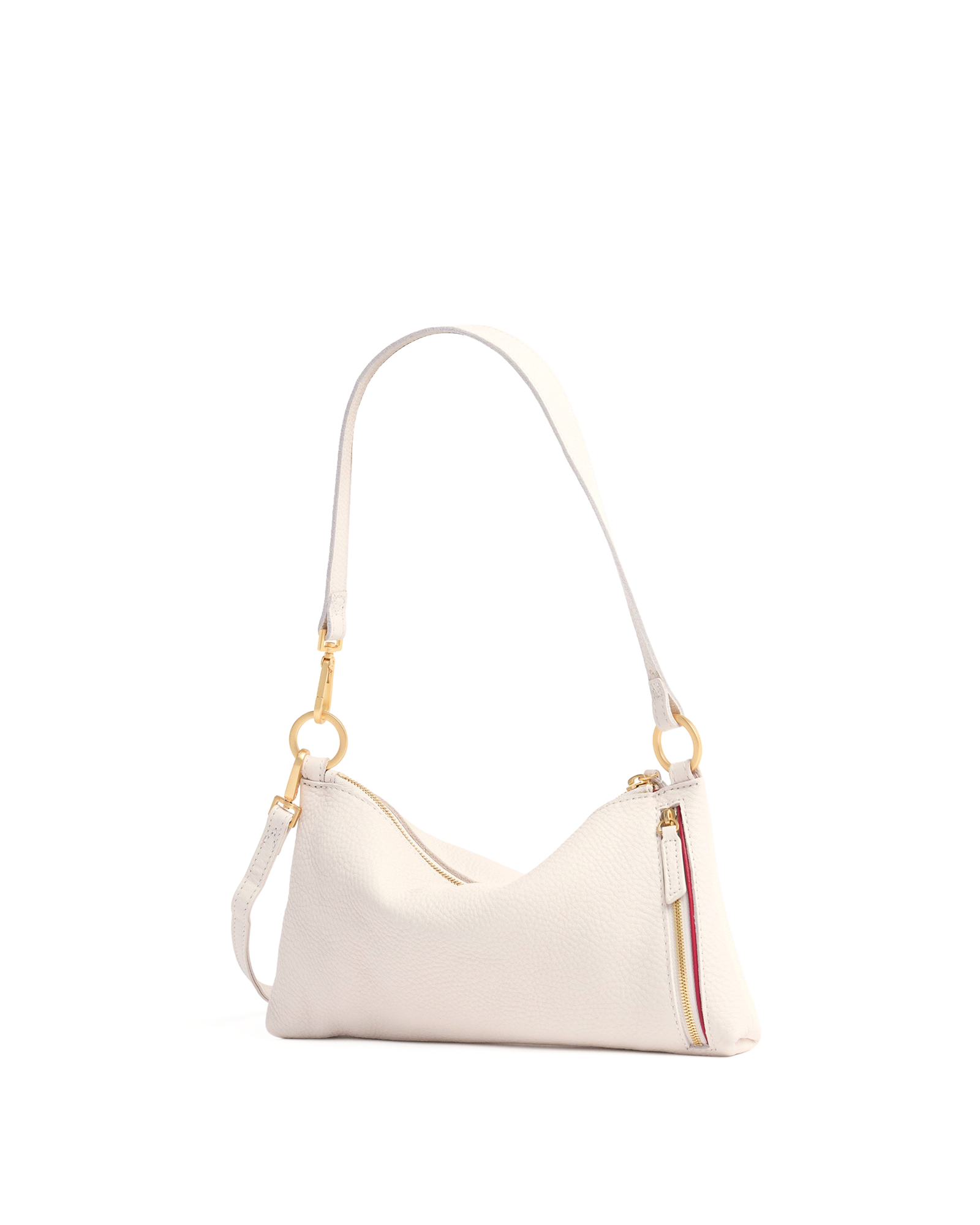 Hammitt Kyle Calla Lily White/Brushed Gold Sml