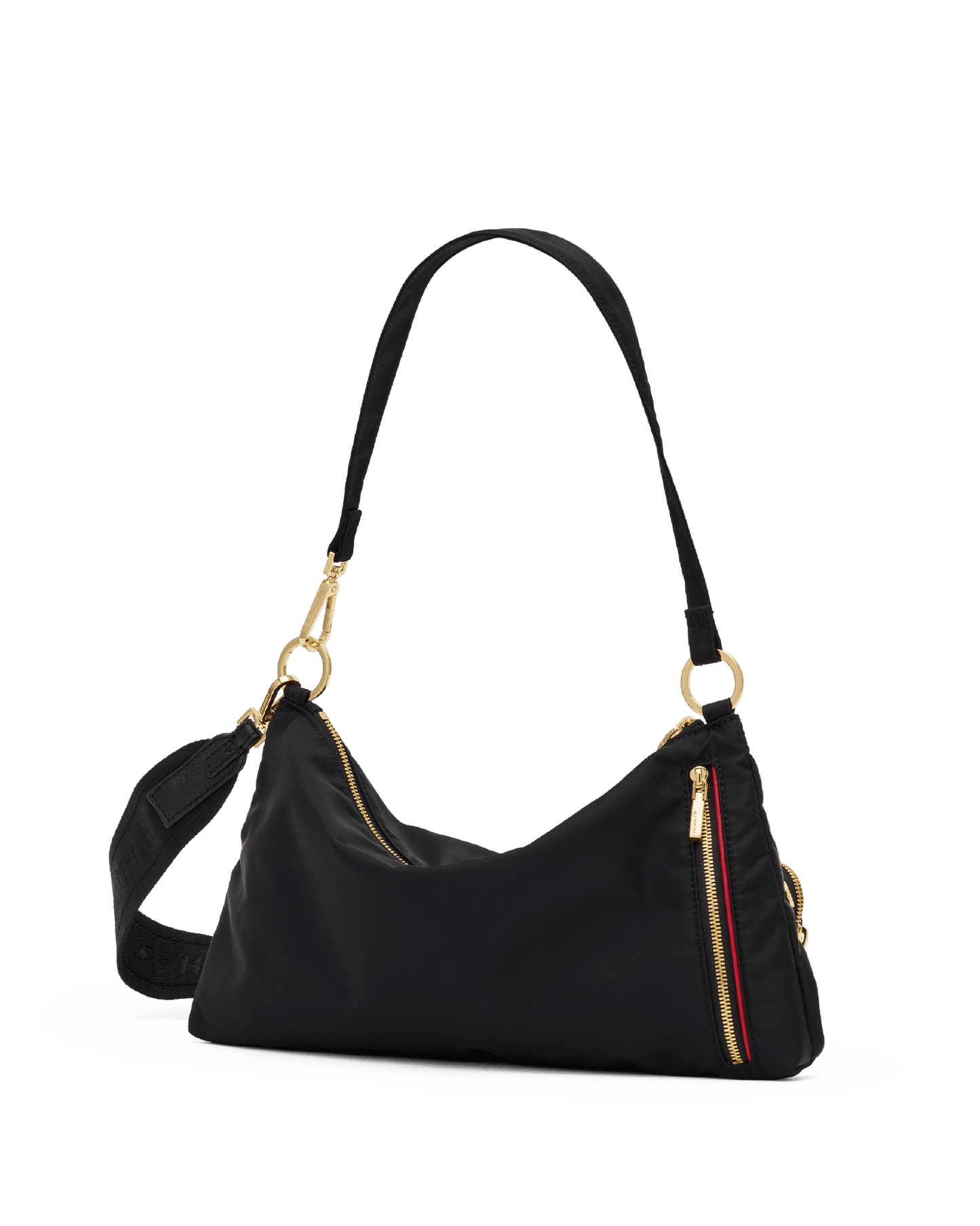 Hammitt Kyle Black Nylon Cargo/Gold Med