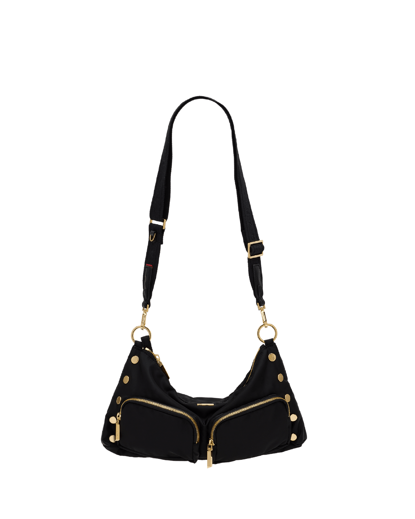 Hammitt Kyle Black Nylon Cargo/Gold Med