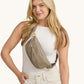Hammitt Charles Crossbody Pewter/Brushed Gold