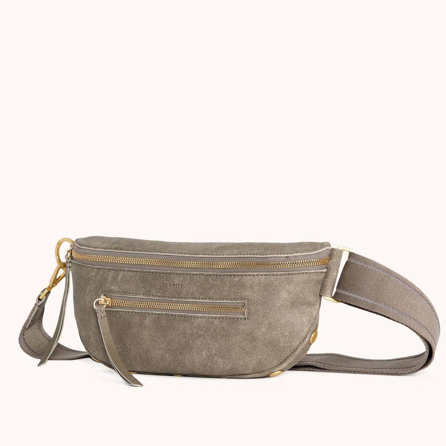 Hammitt Charles Crossbody Pewter/Brushed Gold