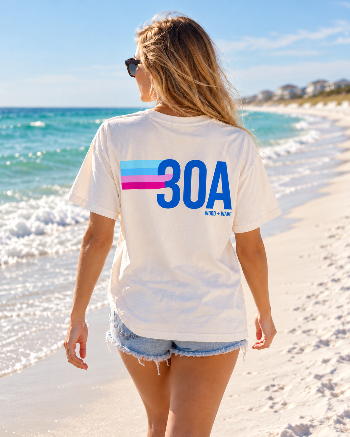 30A Stripe Tee - Ivory