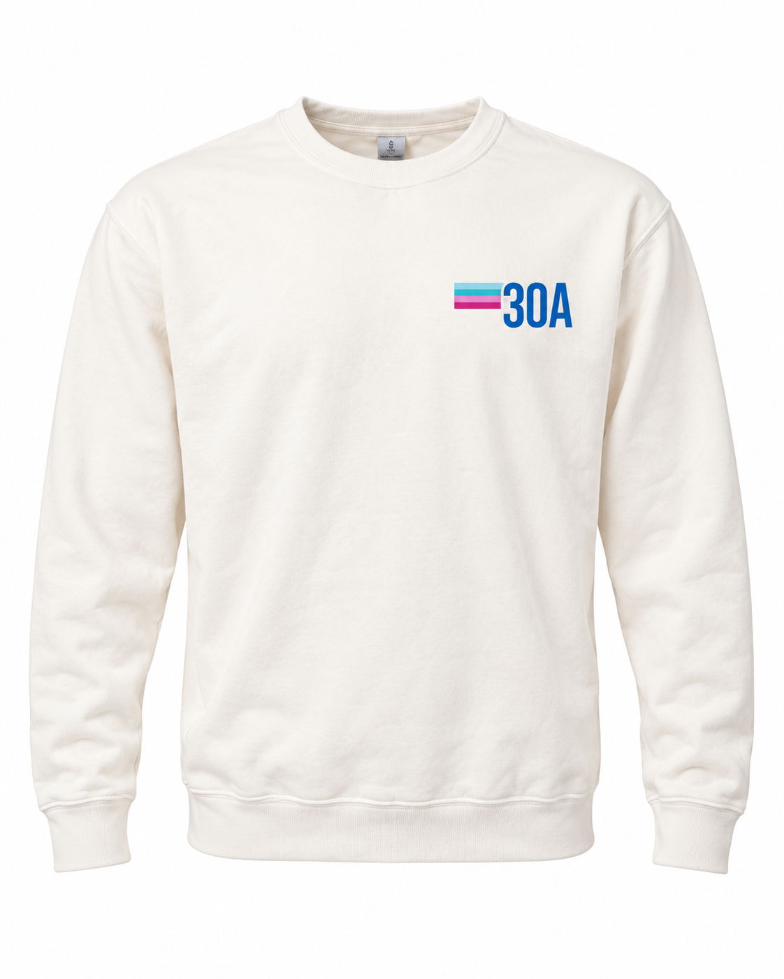 30A Stripe Sweatshirt Ivory