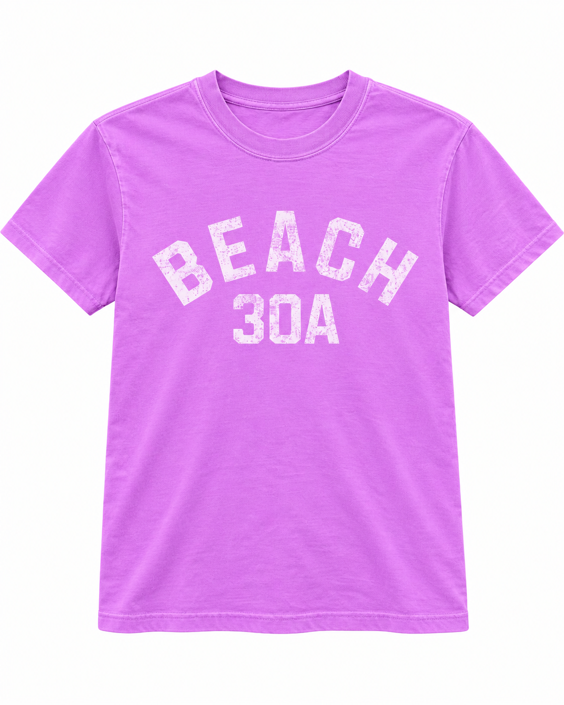 Beach 30A Tee - Neon Violet
