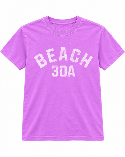 Beach 30A Tee - Neon Violet