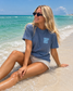Places on 30A 26' Tee - Light Blue on Blue Jean